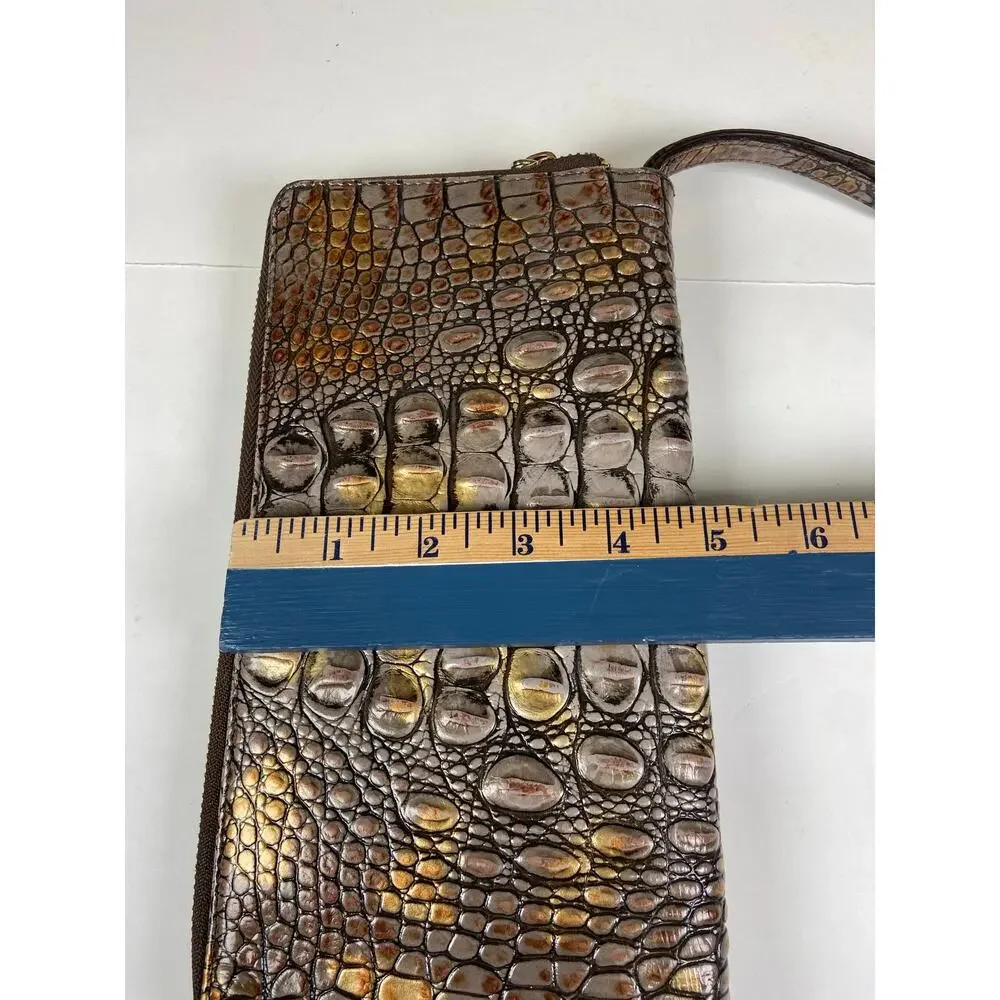 Brahmin Skyler Zip Around Clutch Wristlet Wallet With Slide Out Wristlet Strap